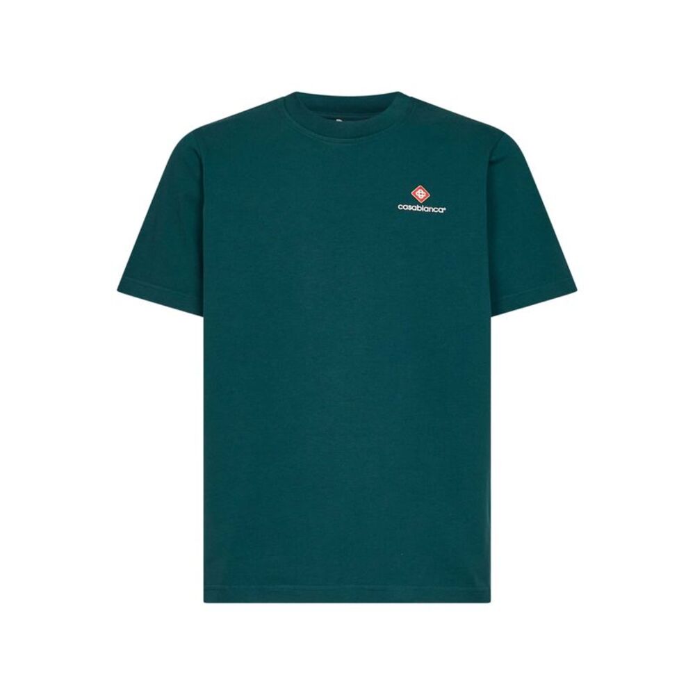 Casablanca Men Green Cotton Jersey Casablanca Sport Type T-Shirt